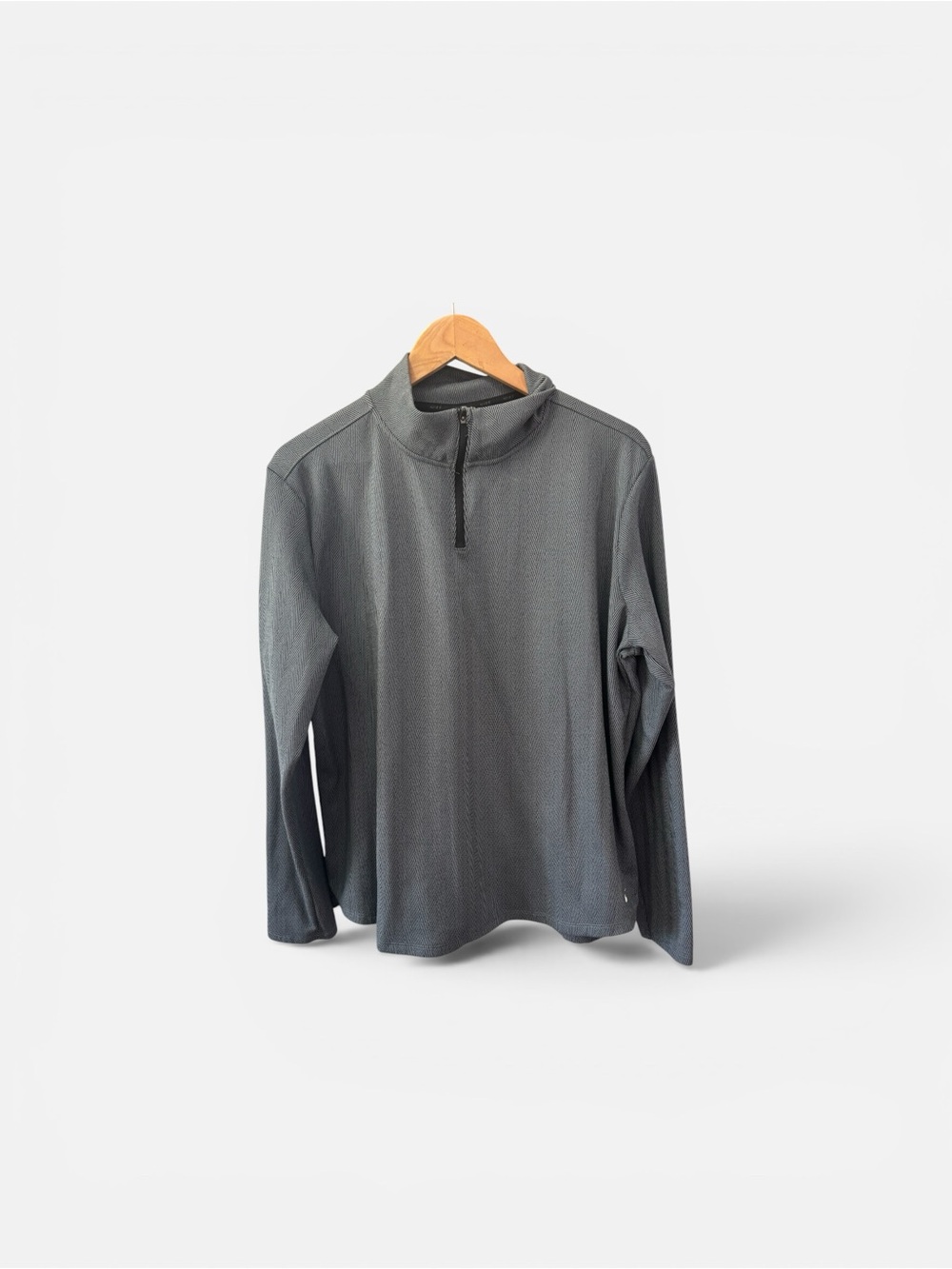 Nike Therma Fit Quarter Zip Pullover Womens Size 2XL Herringbone Pattern Gym Run
